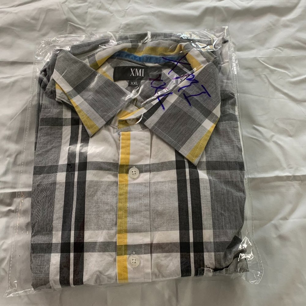 XMI Men's Fitted Dress Shirt